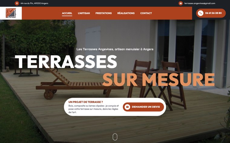 Apercu desktop de Les Terrasses Angevines